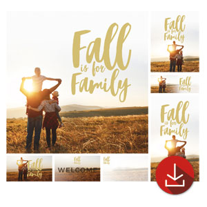 Fall is for Family Church Graphic Bundles