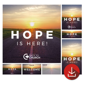 BTCS Hope Is Here Church Graphic Bundles