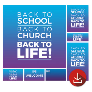 Back to Life Church Graphic Bundles