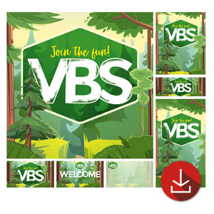 VBS Forest Church Graphic Bundles