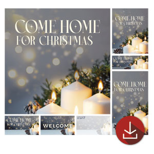 Come Home for Christmas Church Graphic Bundles