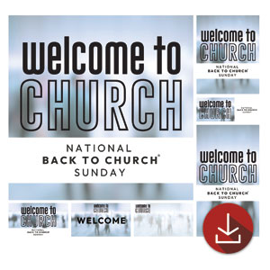 Back to Church Welcomes You Church Graphic Bundles