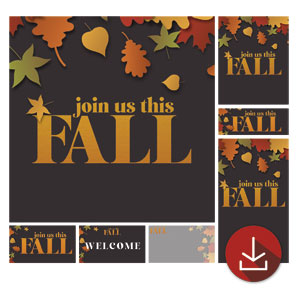 Join Us This Fall Leaves Church Graphic Bundles