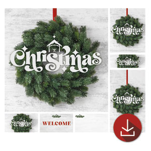 Christmas At Wreath Church Graphic Bundles