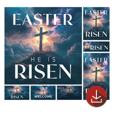 Easter He Is Risen 