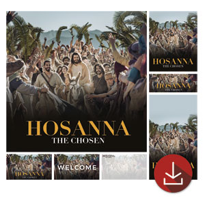 Hosanna: Palm Sunday with The Chosen Church Graphic Bundles