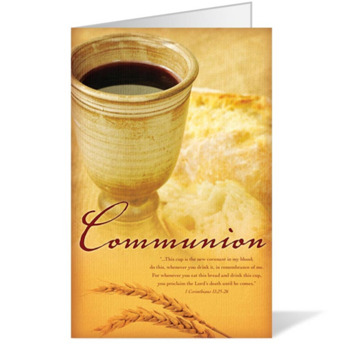 Occasions Communion Bulletin - Church Bulletins - Outreach Marketing