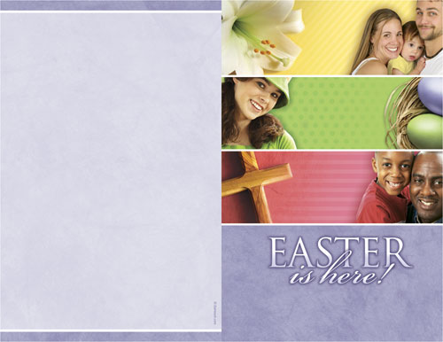 Bulletins, Easter, Easter Rows  8.5 x 11, 8.5 x 11