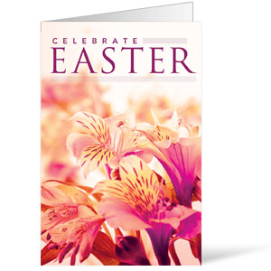Celebrate Easter Flowers - 8.5 x 11 Bulletins 8.5 x 11