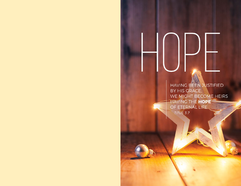 Bulletins, Christmas, Lights of Advent Hope, 8.5 x 11