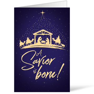 Christmas Star Savior Is Born Bulletins 8.5 x 11