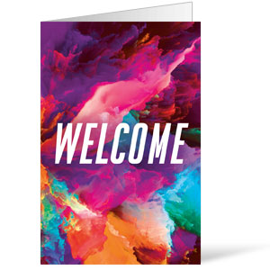 Color Smoke Welcome Bulletins 8.5 x 11