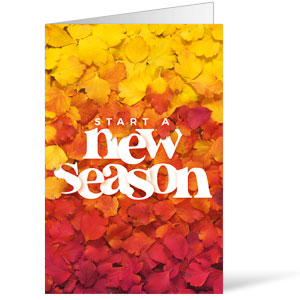 Start A New Season Bulletins 8.5 x 11