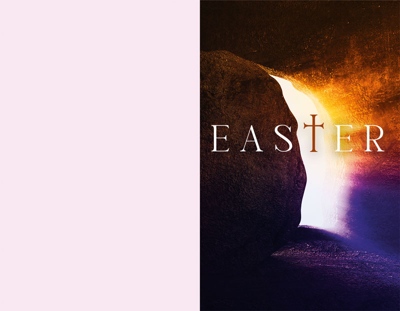 Bulletins, Easter, Easter Open Tomb, 8.5 x 11