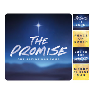 The Promise Contemporary Set Square Handheld Signs