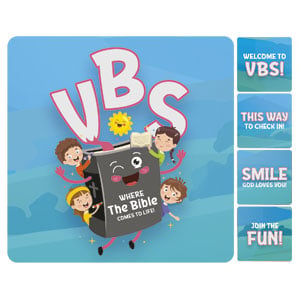 VBS Bible Set Square Handheld Signs