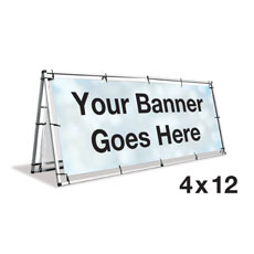 A-Frame Banner Stand - 4x12