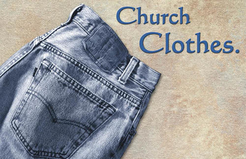 Church Postcards, Church Clothes, 5.5 X 8.5