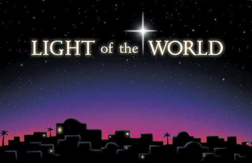 Church Postcards, Christmas, Light of the World, 5.5 X 8.5