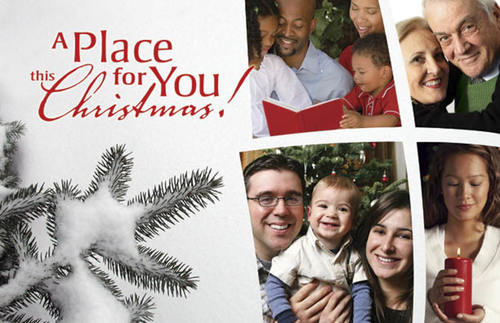 Church Postcards, Christmas, Place for Christmas, 5.5 X 8.5