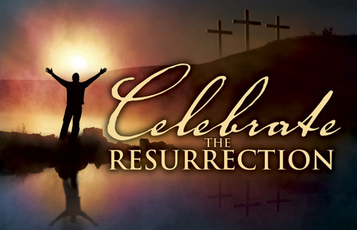 Church Postcards, Easter, Celebrate Resurrection, 5.5 X 8.5
