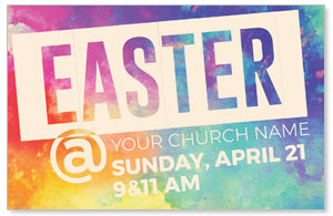 Easter At Colorful 4/4 ImpactCards