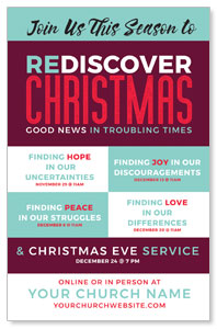ReDiscover Christmas Advent Contemporary 4/4 ImpactCards