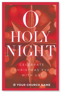 O Holy Night Red Star 4/4 ImpactCards