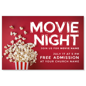 Movie Night Popcorn 4/4 ImpactCards