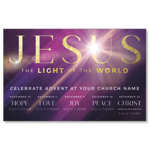 Jesus Light of the World 4/4 ImpactCards