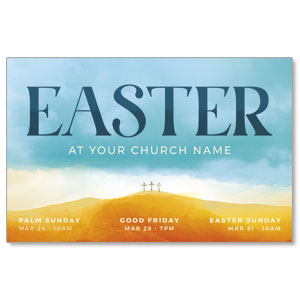 Easter Sunday Crosses 4/4 ImpactCards