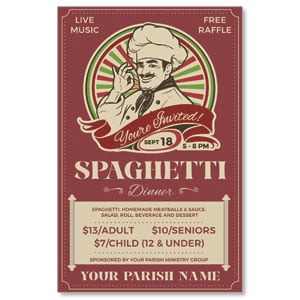 Spaghetti Dinner 4/4 ImpactCards