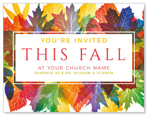 Colorful Leaves Invited ImpactMailers