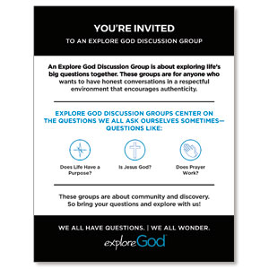 Explore God Discussion Group Invite ImpactMailers