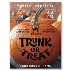 Trunk or Treat Pumpkin Carving 