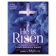 He Is Risen Blue Smoke 