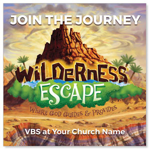 Wilderness Escape 3.75" x 3.75" Square InviteCards
