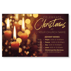 Celebrate Christmas Candles 