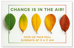 Change Fall Leaves Medium InviteCards