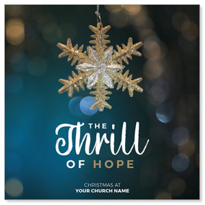 Thrill Of Hope 3.75" x 3.75" Square InviteCards