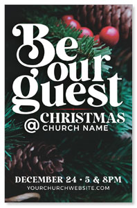 Be Our Guest Christmas Medium InviteCards