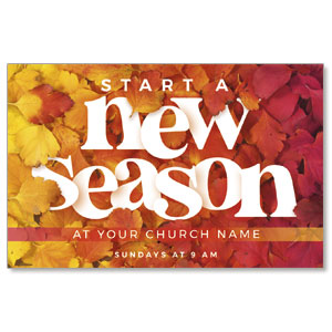 Start A New Season Medium InviteCards