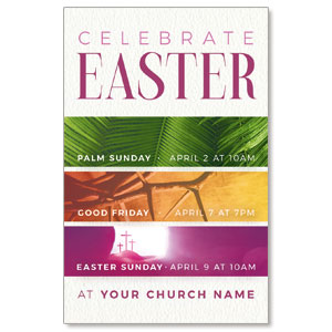 Easter Week Colors Medium InviteCards