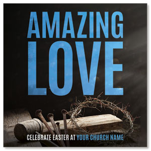 Amazing Love Easter 3.75" x 3.75" Square InviteCards