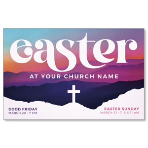 Easter At Mountains Medium InviteCards