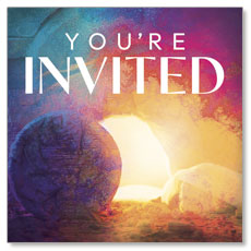 Colorful Open Tomb Invite 