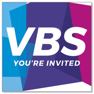 Vibrant Shapes VBS Invite 2.5" x 2.5" Small Square