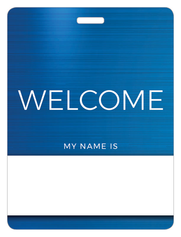 Greeter Welcome To Our Church 1 x 3" Name Tag 3 Pack 