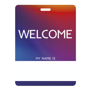 Glow Welcome Name Badges