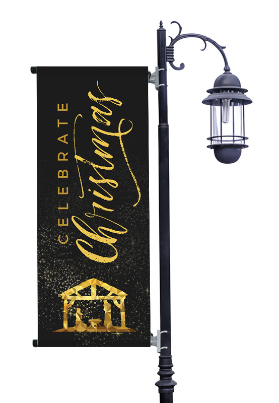 Classic Gold Heavy-Duty Outdoor Vinyl Banner CGSignLab 12x8 Free Parking